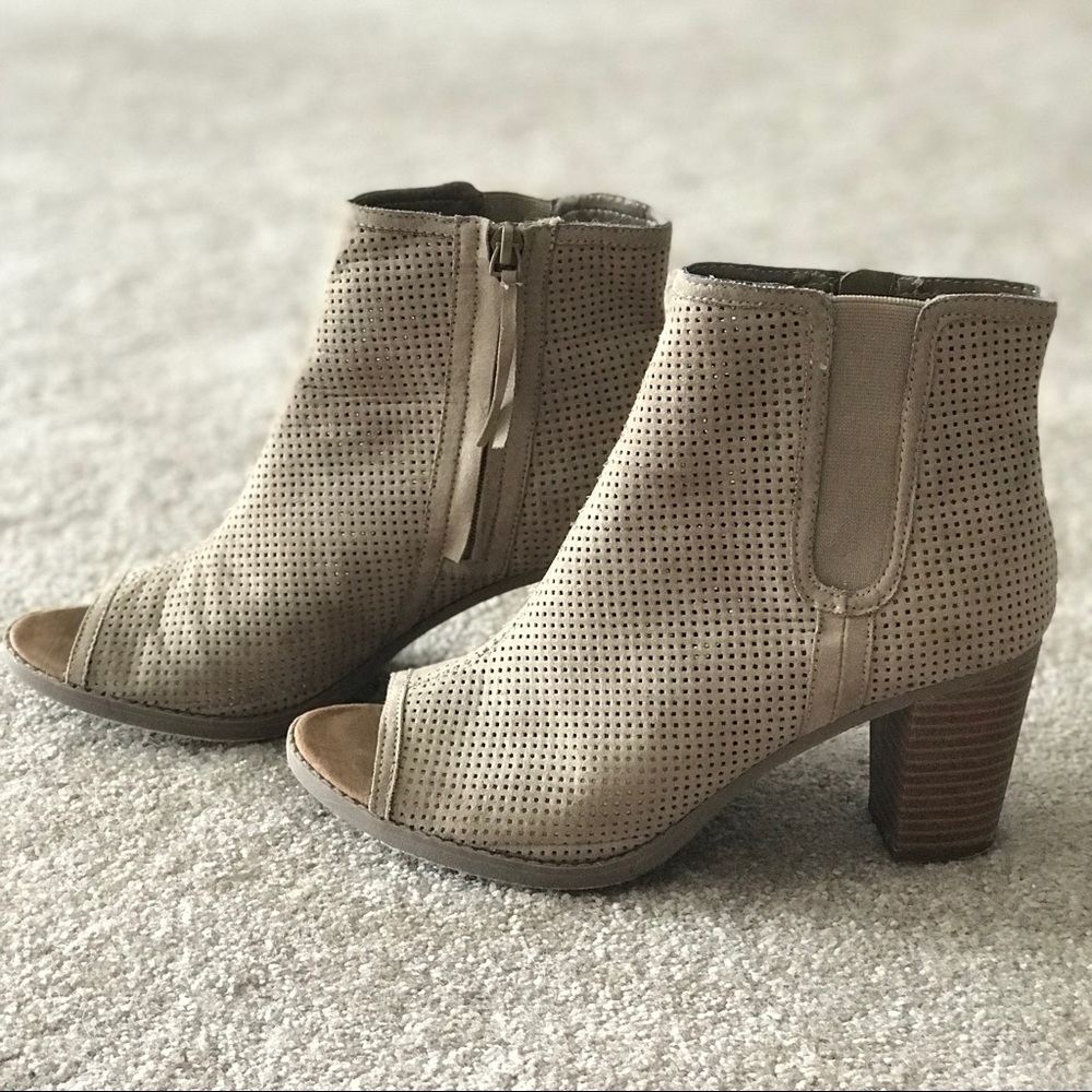Maurice’s Peep Toe Ankle Booties